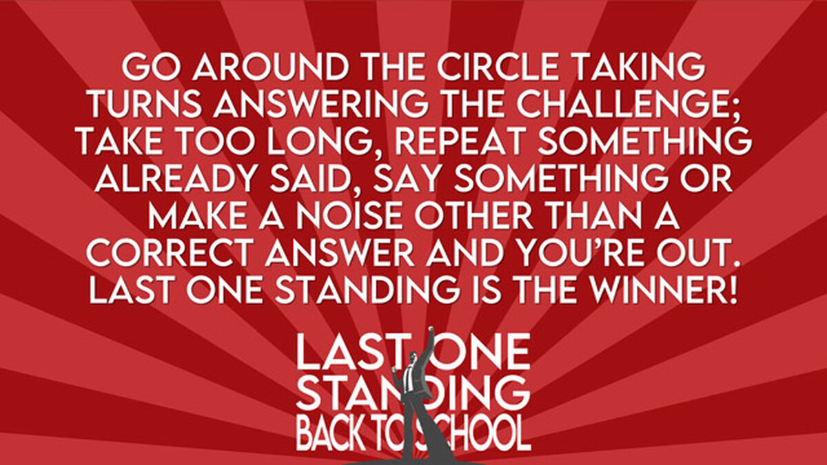 Last One Standing Back to School image number null